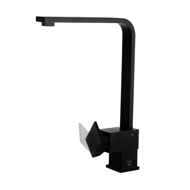 Matte Black Square Sink Mixer tap OX1010