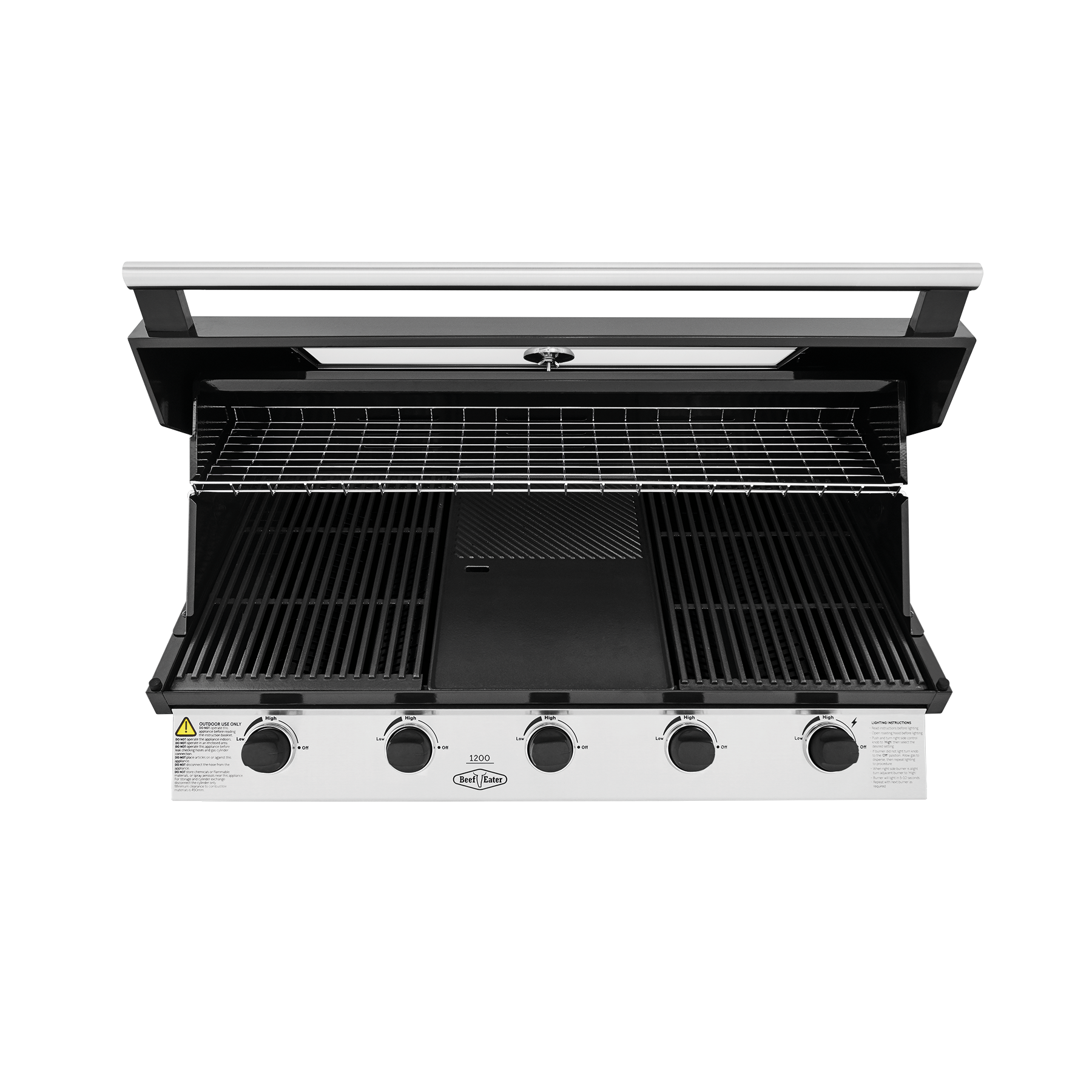 Beefeater 1200 Series Black enamel 5 burner built In BBQ BBG1250BB (Pick up only)