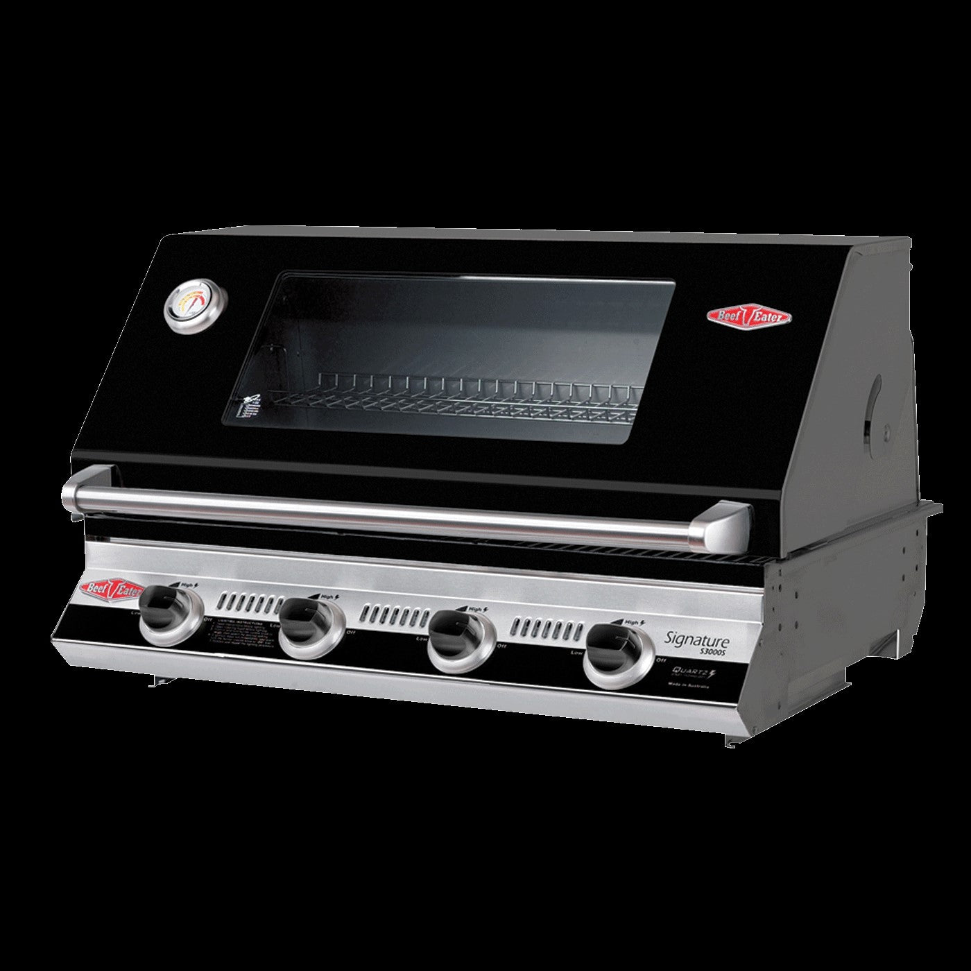 Beefeater Signature 3000E black enamel 4 burner built In BBQ BS19942 (Pick up only)