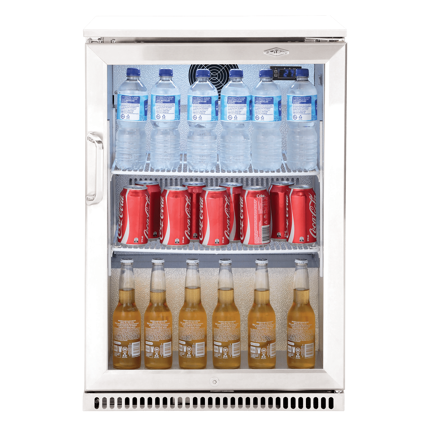 Beefeater 120L Stainless steel Single Door Outdoor Display Fridge BS28130