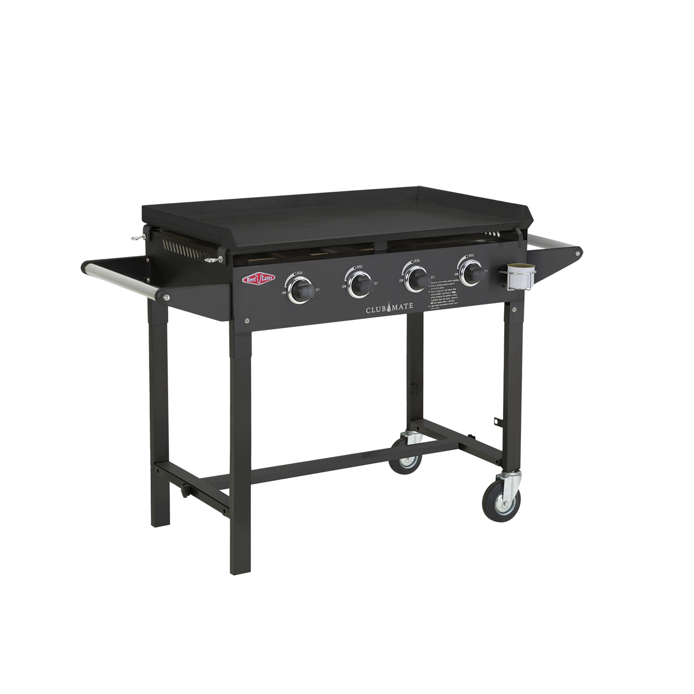 Beefeater clubmate Black 4 burner BBQ with trolley BD16740 (Pick up only)