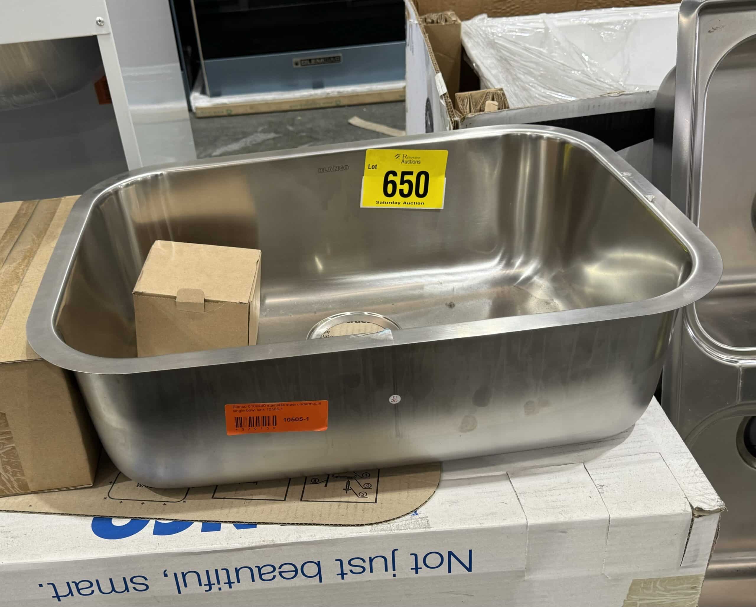 Blanco Single Bowl Undermount Sink ESSENTU1K5 (Pick up only)