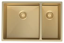 Brushed Brass Quadro 1 & 1/2 Bowl Sink (Pick up only)