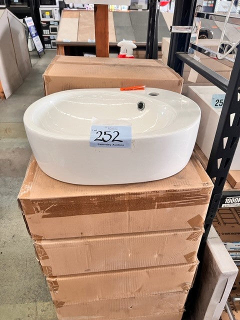 white gloss basin 520x400x150mm