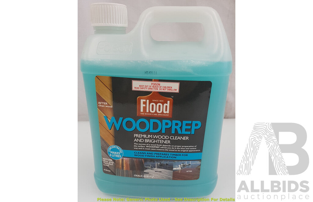 4 litre Flood WoodPrep Pre-Paint Treatment (Pick up only)