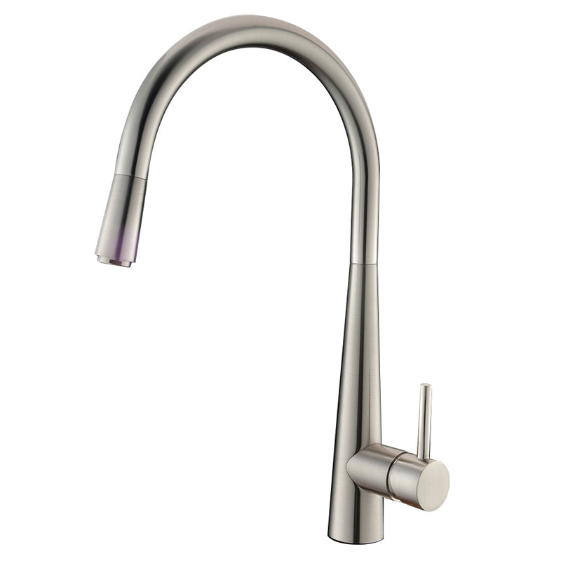 Brushed chrome Pull-out Kitchen Mixer BU1021