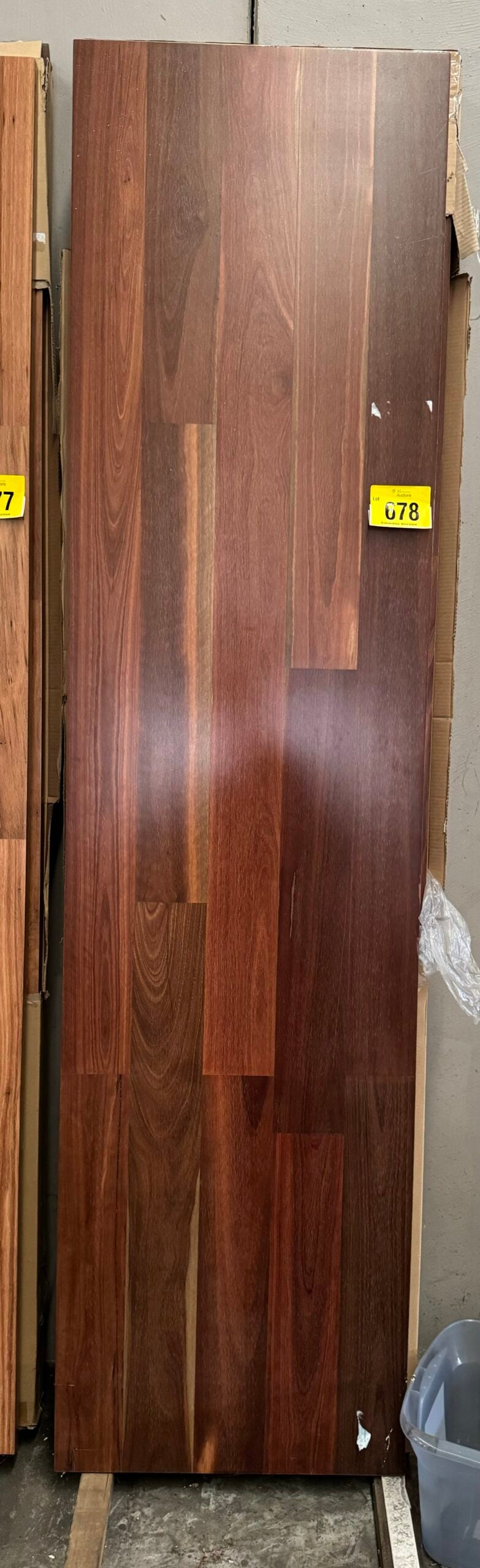 Spotted Gum Engineered pre-finished Hardwood Benchtop 2440x620x35mm 9923-4 (3mm veneer with pine substrate)