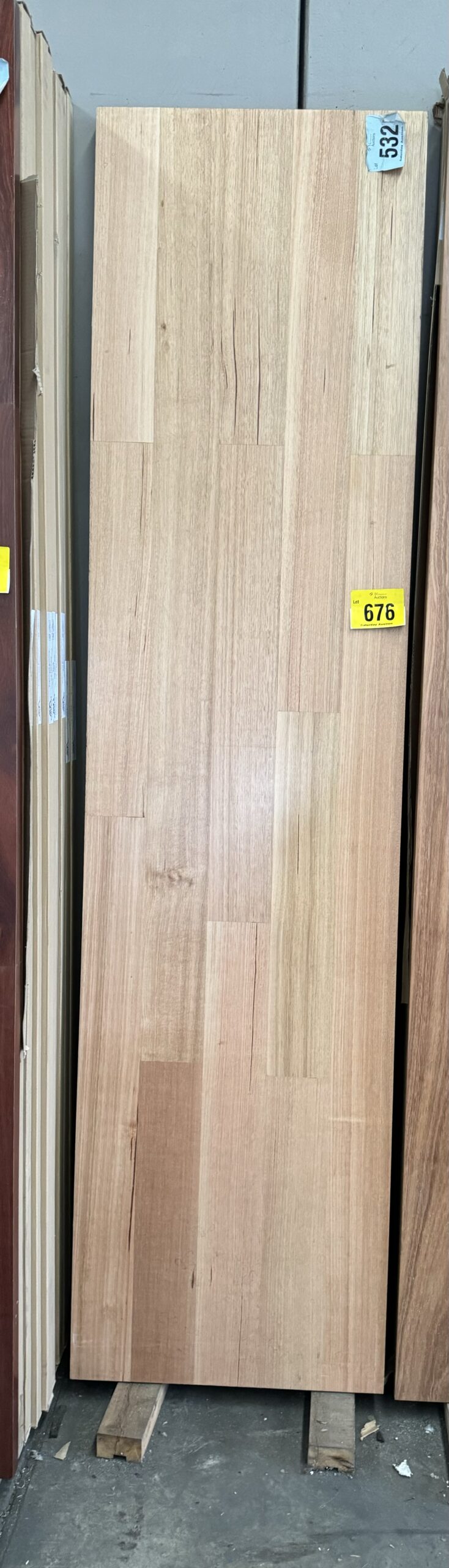 Tasmanian Oak Engineered pre-finished Hardwood Benchtop 2440x620x35mm 9923-1 (3mm veneer with pine substrate)