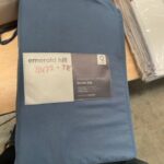 Emerald Hill Blue Queen size washed microfibre sheet set