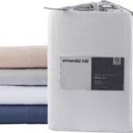 Emerald Hill King size Nude washed microfibre sheet set
