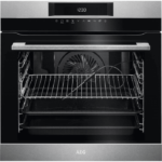 AEG 600mm sensecook Multifunction Pyroluxe stainless steel oven BPK74320M