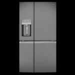 Westinghouse 609L dark stainless steel French quad door fridge WQE6870BA